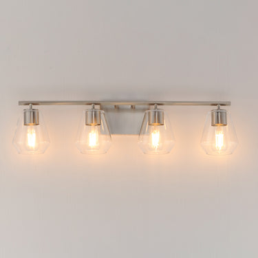 Maxim Lighting Geode 4-Light Bath Vanity Satin Nickel