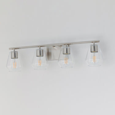 Maxim Lighting Geode 4-Light Bath Vanity Satin Nickel