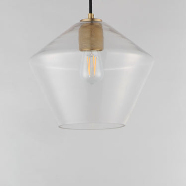 Maxim Lighting Geode Large Pendant Natural Aged Brass