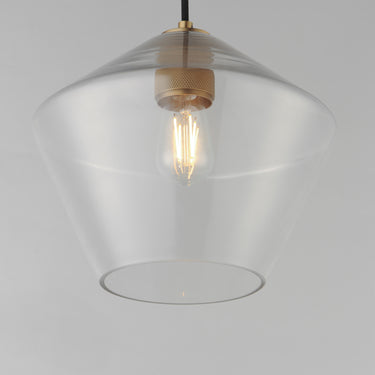 Maxim Lighting Geode Large Pendant Natural Aged Brass