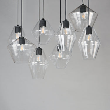 Maxim Lighting Geode 8-Light Pendant Black