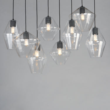 Maxim Lighting Geode 8-Light Pendant Black