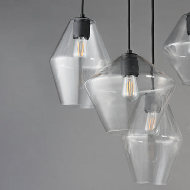 Maxim Lighting Geode 8-Light Pendant Black