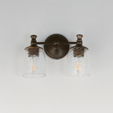 Maxim Lighting Swirl 2-Light Wall Sconce Antique Bronze