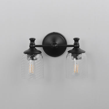 Maxim Lighting Swirl 2-Light Wall Sconce Black