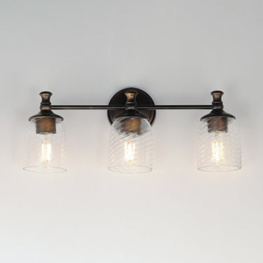 Maxim Lighting Swirl 3-Light Bath Vanity Antique Bronze