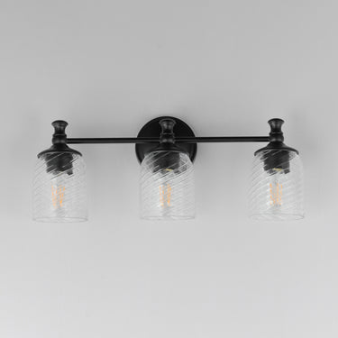 Maxim Lighting Swirl 3-Light Bath Vanity Black