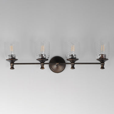 Maxim Lighting Swirl 4-Light Bath Vanity Antique Bronze