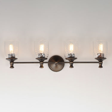Maxim Lighting Swirl 4-Light Bath Vanity Antique Bronze