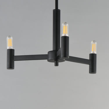 Maxim Lighting Emana 3-Light Chandelier Black