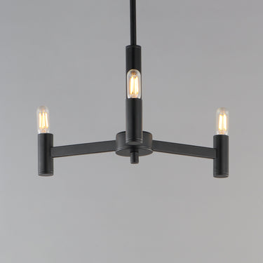 Maxim Lighting Emana 3-Light Chandelier Black