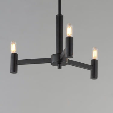 Maxim Lighting Emana 3-Light Chandelier Black