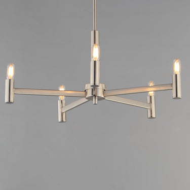 Maxim Lighting Emana 5-Light Chandelier Satin Nickel