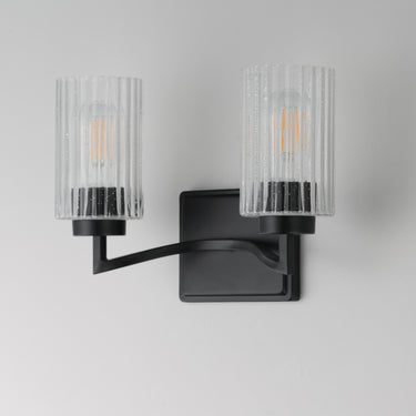 Maxim Lighting Rigata 2-Light Wall Sconce Black