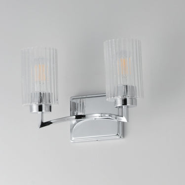 Maxim Lighting Rigata 2-Light Wall Sconce Polished Nickel