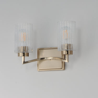 Maxim Lighting Rigata 2-Light Wall Sconce Satin Champagne