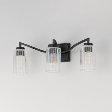 Maxim Lighting Rigata 3-Light Bath Vanity Black