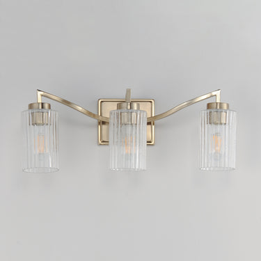 Maxim Lighting Rigata 3-Light Bath Vanity Satin Champagne