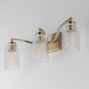 Maxim Lighting Rigata 3-Light Bath Vanity Satin Champagne