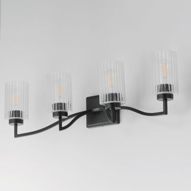 Maxim Lighting Rigata 4-Light Bath Vanity Black