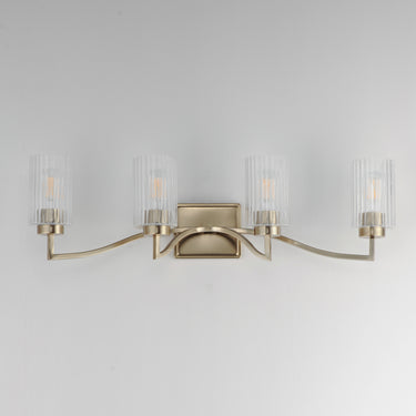 Maxim Lighting Rigata 4-Light Bath Vanity Satin Champagne