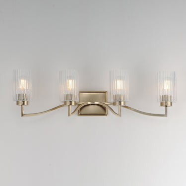 Maxim Lighting Rigata 4-Light Bath Vanity Satin Champagne