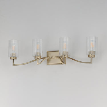 Maxim Lighting Rigata 4-Light Bath Vanity Satin Champagne