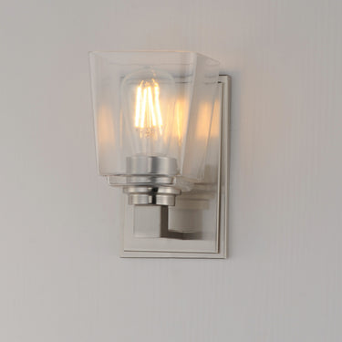 Maxim Lighting Cubos Wall Sconce Satin Nickel