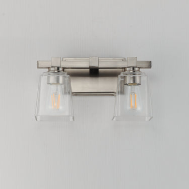 Maxim Lighting Cubos 2-Light Wall Sconce Satin Nickel