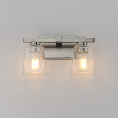 Maxim Lighting Cubos 2-Light Wall Sconce Satin Nickel