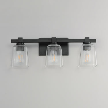 Maxim Lighting Cubos 3-Light Bath Vanity Black