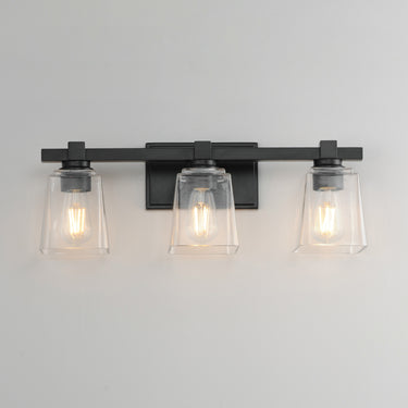 Maxim Lighting Cubos 3-Light Bath Vanity Black