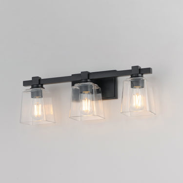 Maxim Lighting Cubos 3-Light Bath Vanity Black
