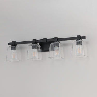Maxim Lighting Cubos 4-Light Bath Vanity Black