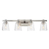 Maxim Lighting Cubos 4-Light Bath Vanity Satin Nickel