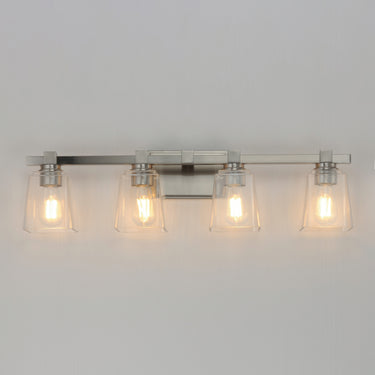 Maxim Lighting Cubos 4-Light Bath Vanity Satin Nickel