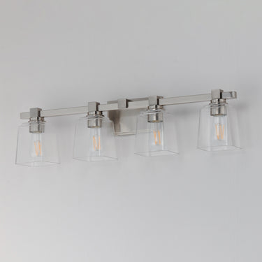 Maxim Lighting Cubos 4-Light Bath Vanity Satin Nickel