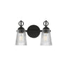 Maxim Lighting Jackson Hole 2-Light Wall Sconce Black