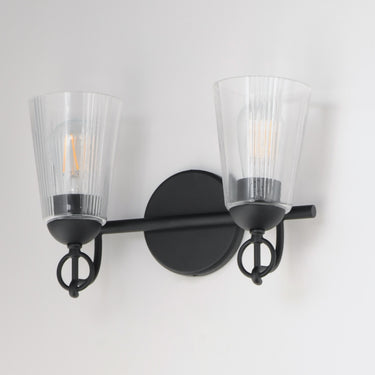 Maxim Lighting Jackson Hole 2-Light Wall Sconce Black