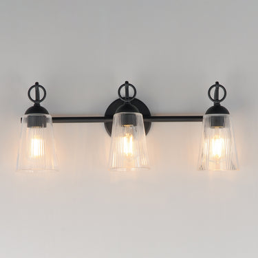 Maxim Lighting Jackson Hole 3-Light Bath Vanity Black