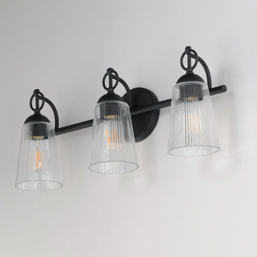 Maxim Lighting Jackson Hole 3-Light Bath Vanity Black