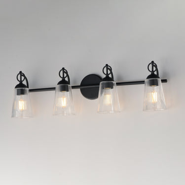 Maxim Lighting Jackson Hole 4-Light Bath Vanity Black