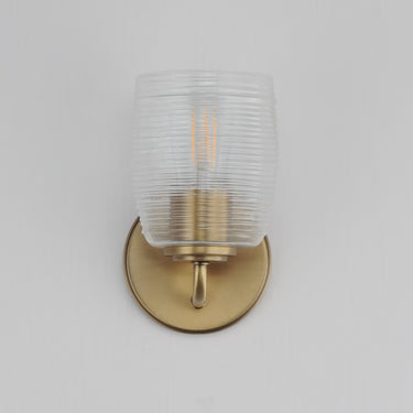 Maxim Lighting Honey Sconce Natural Aged Brass