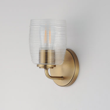 Maxim Lighting Honey Sconce Natural Aged Brass