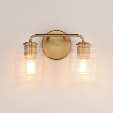 Maxim Lighting Honey 2-Light Sconce Natural Aged Brass
