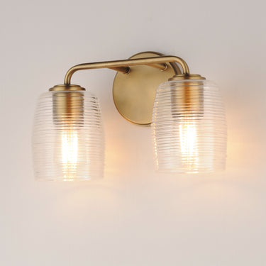Maxim Lighting Honey 2-Light Sconce Natural Aged Brass