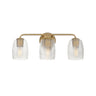 Maxim Lighting Honey 3-Light Bath Vanity Natural Aged Brass