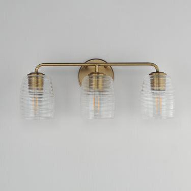 Maxim Lighting Honey 3-Light Bath Vanity Natural Aged Brass