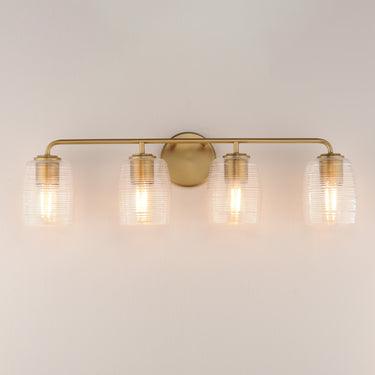 Maxim Lighting Honey 4-Light Bath Vanity Natural Aged Brass