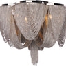 Maxim Lighting Chantilly 6-Light Flush Mount Polished Nickel